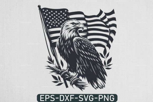 Eagle Flag SVG for Crafts & Graphics Review