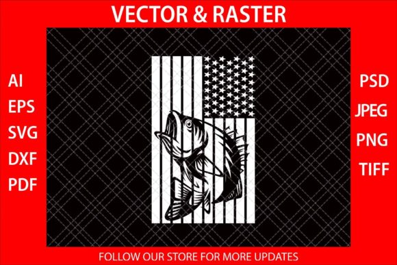 Fishing Flag T-Shirt: Graphics for Crafts