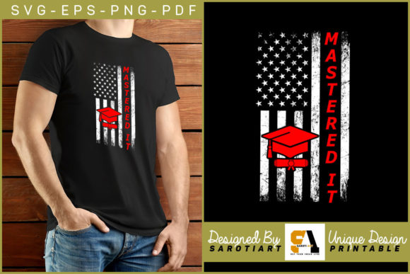 Graduation Graphics: USA Flag Crafts for Branding