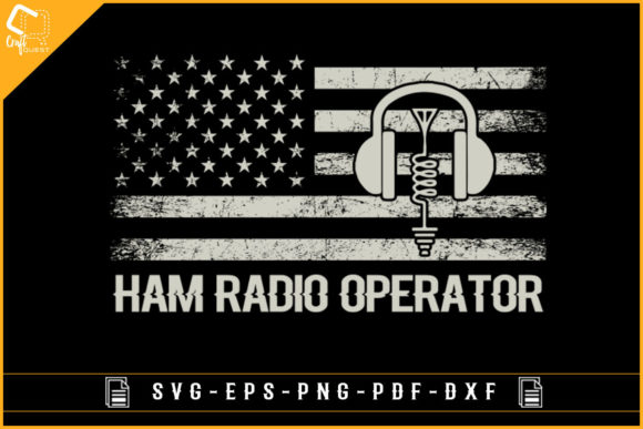 Ham Radio Flag Tee: Graphics for Crafts
