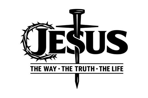 Jesus Cross Crown Faith Svg: Graphics for T-Shirt Designs