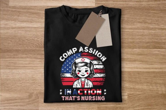Patriotic Flag & Nurse Graphics for Crafts