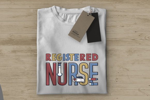 Retro American Flag Tshirt, Nurse: Crafts & Graphics