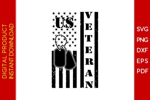 US Veteran Flag SVG for Crafts & Graphics