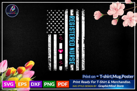 USA Flag Nursing T-shirt Design: A Pro Review