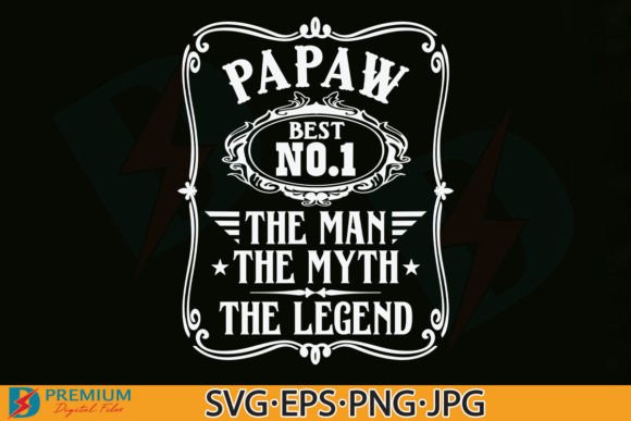 Vintage Papaw SVG: A Designer's Take on Father's Day Embroidery